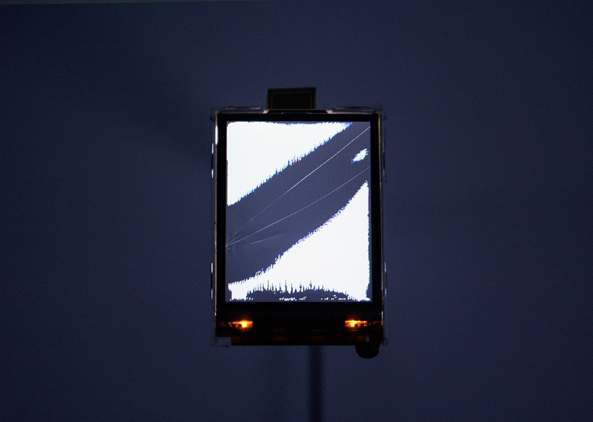 David Blackmore: Installation view Liquid Crystal Displays Pixxelpoint 10, Nova Gorica, SVN